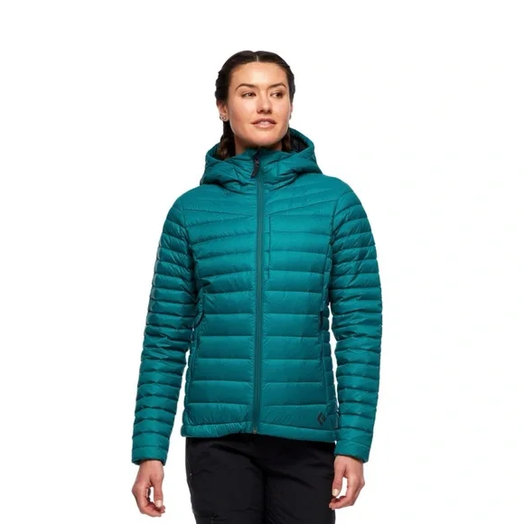 NWT Black Diamond Access Down Hoody Seapine Teal - Picture 2 of 8